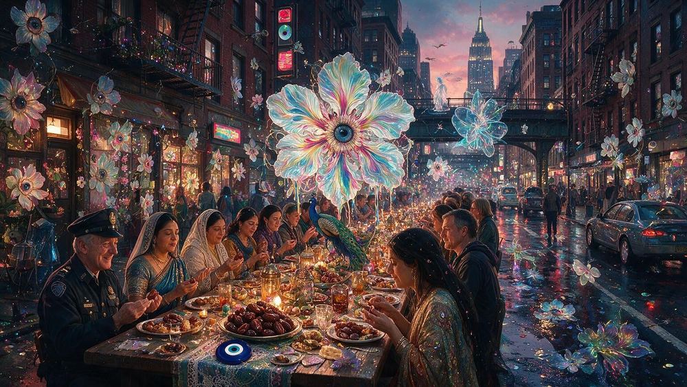 The Iftar Table That Crosses the Street