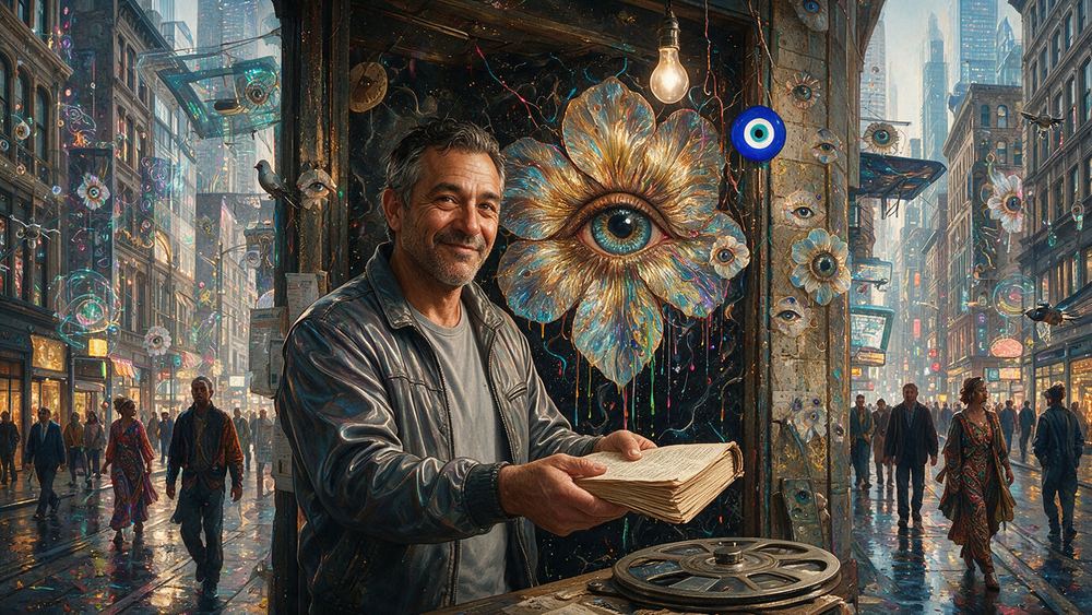 Ruben Cordero, a man who indexes obituaries by street