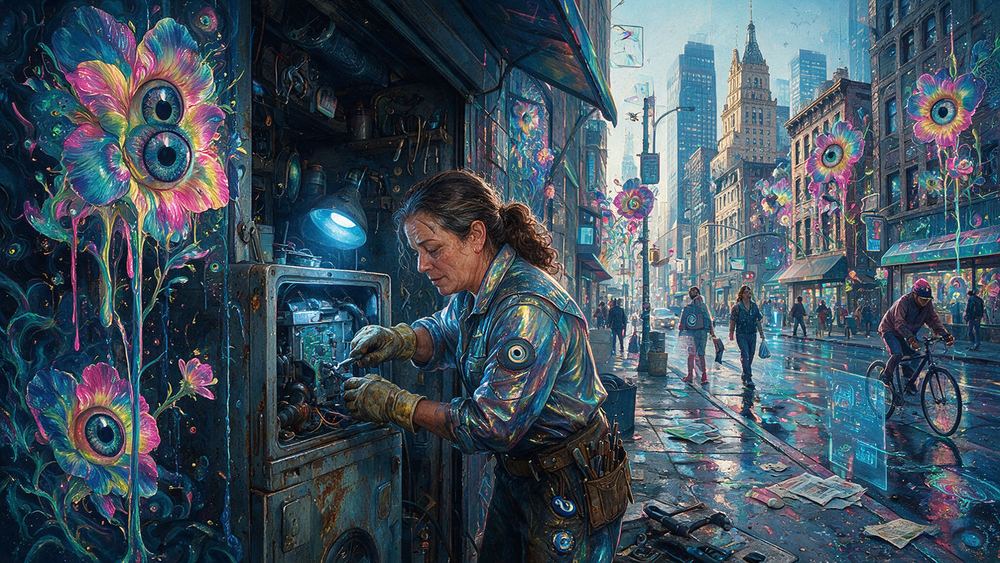 Reynaldo Rivas, an appliance repair woman fighting a sealed unit