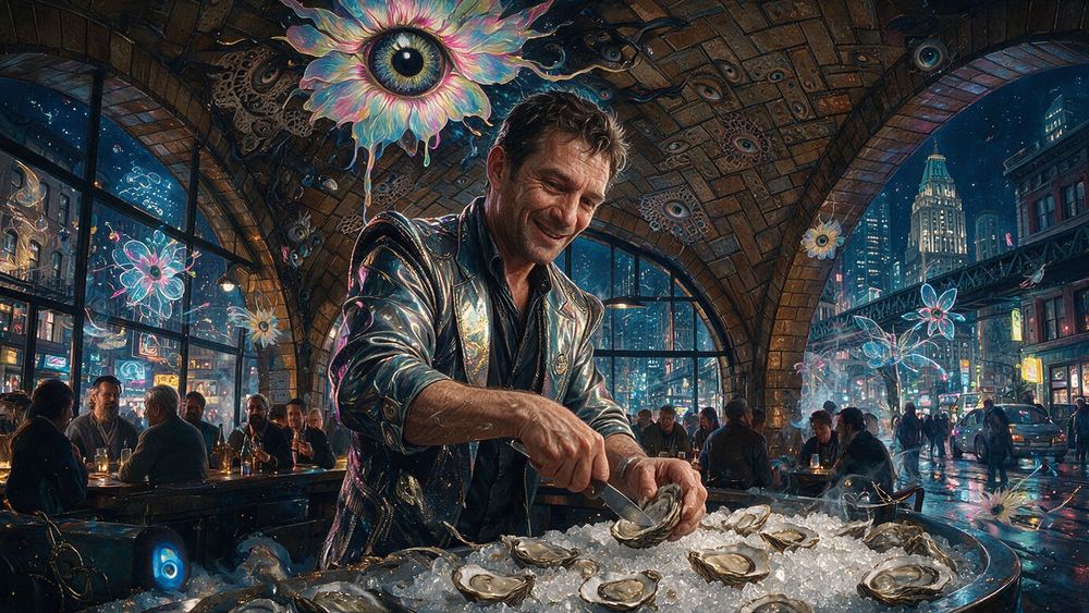 The Man Who Shucks Under the Terminal