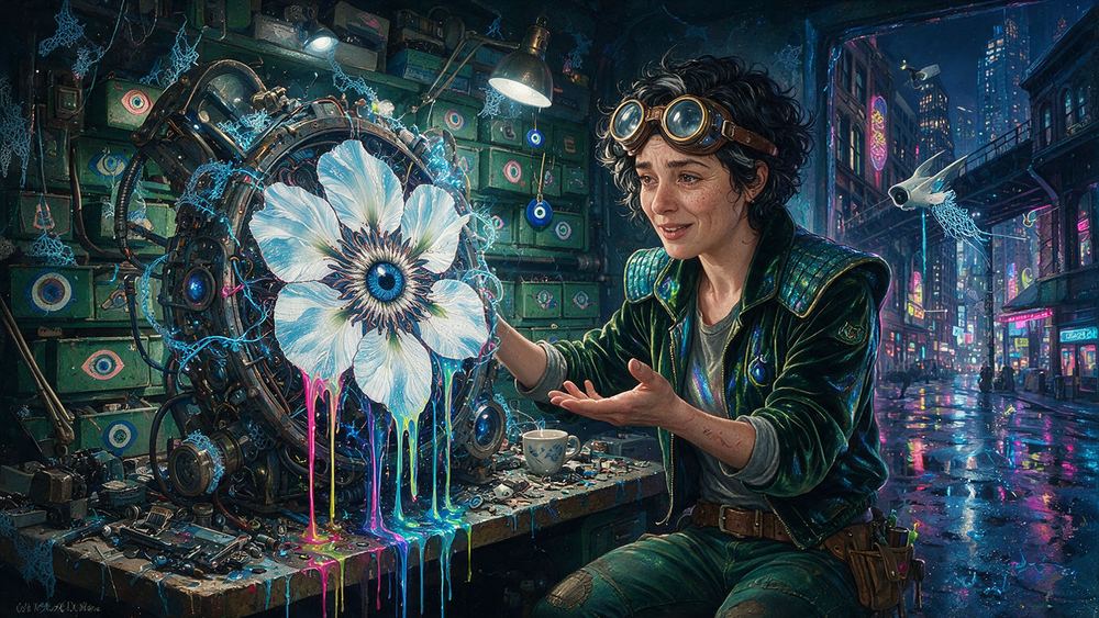 Verona Whyte, a woman who repairs the machines that repair other machines