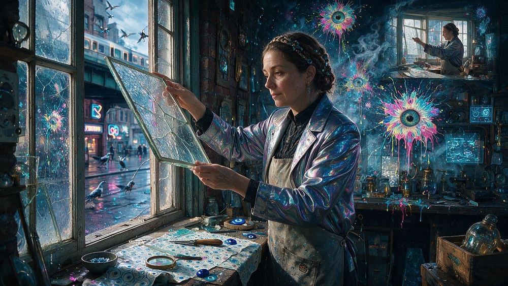 The Glazier Who Matches Old Glass