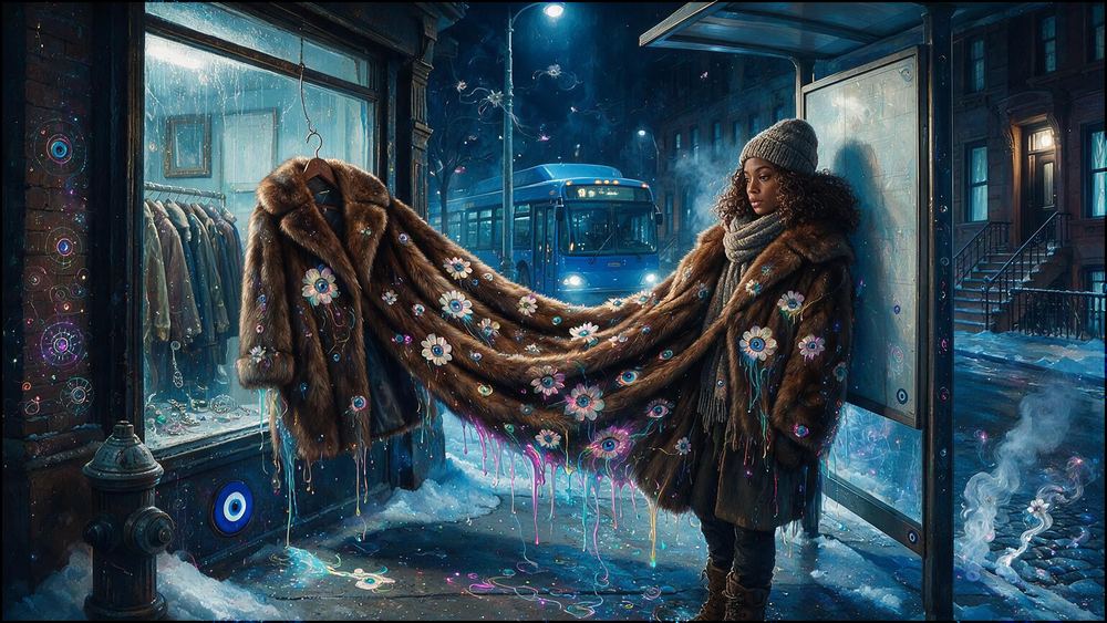 The Fur Coat Came Down