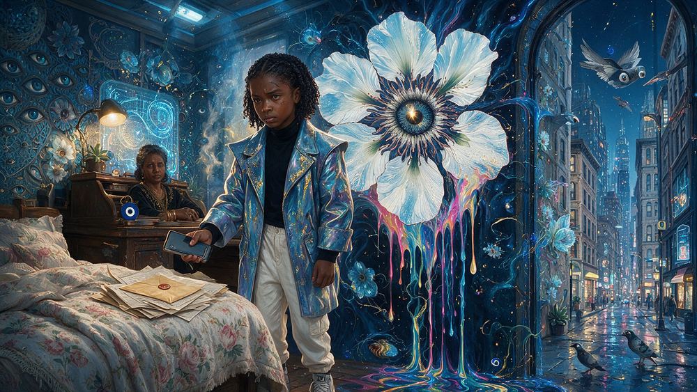 Bernice Starks, a child interpreting for a parent at an appointment