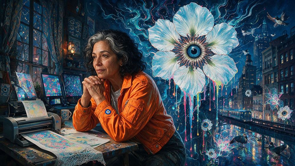 Rosalba Ocampo, a woman who collects the early machine output because it cannot be made again