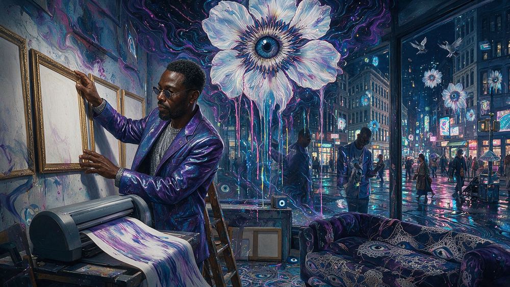 Babatunde Nwachukwu, a man who prints because the screen is not the work