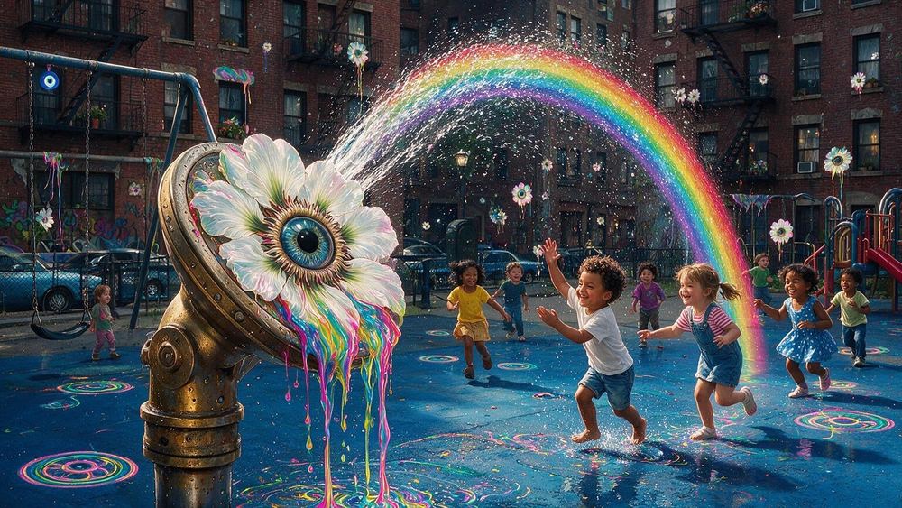 The Sprinkler Head Rainbowed