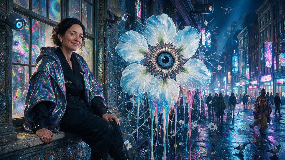 Nuala Achterman, a woman who dresses specifically to defeat detection