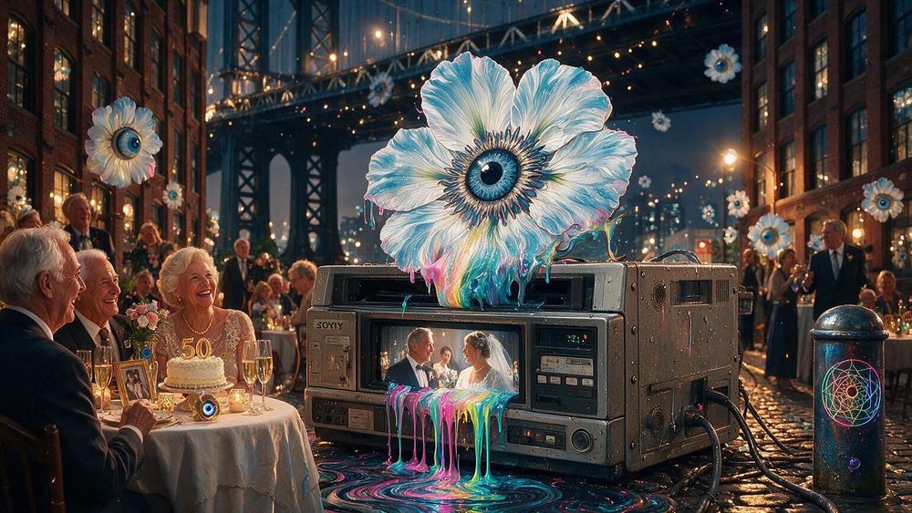 The Wedding Video on a Loop
