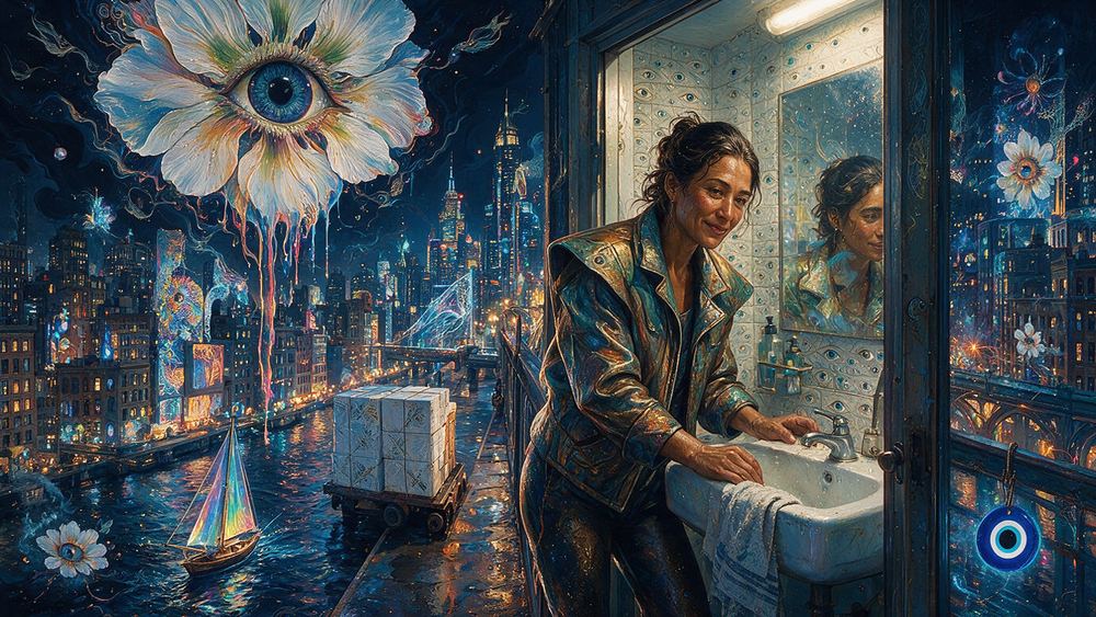 Cheryl Devereaux, a fuel truck driver refuelling a sleeping city