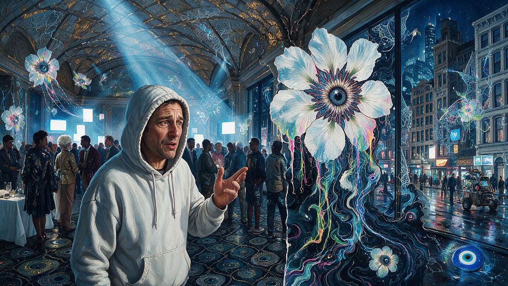 Kazimierz Melnyk, an artist seeing their work printed for the first time