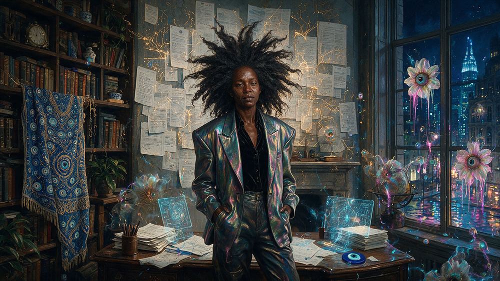 Adjoa Toure, a woman who deleted the code and kept only the prints