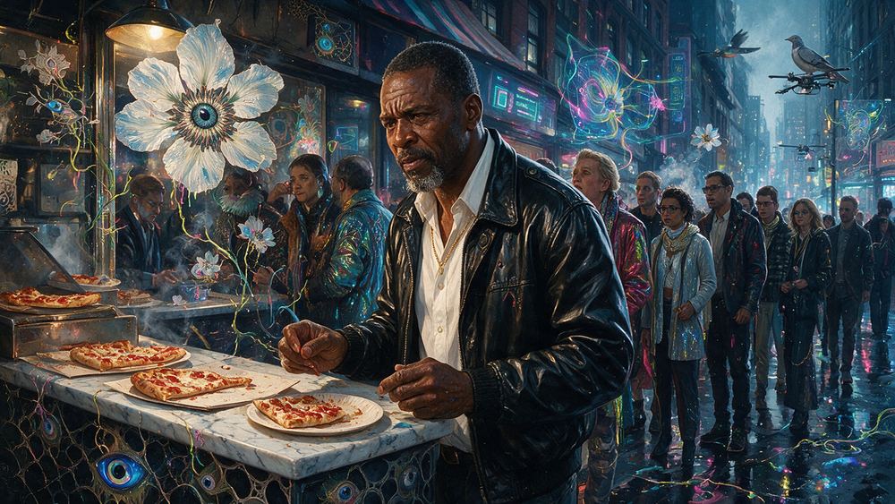 Deshawn Odom, a man who has run the same corner slice shop since 1971