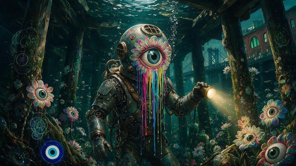 The Diver Under the Pier