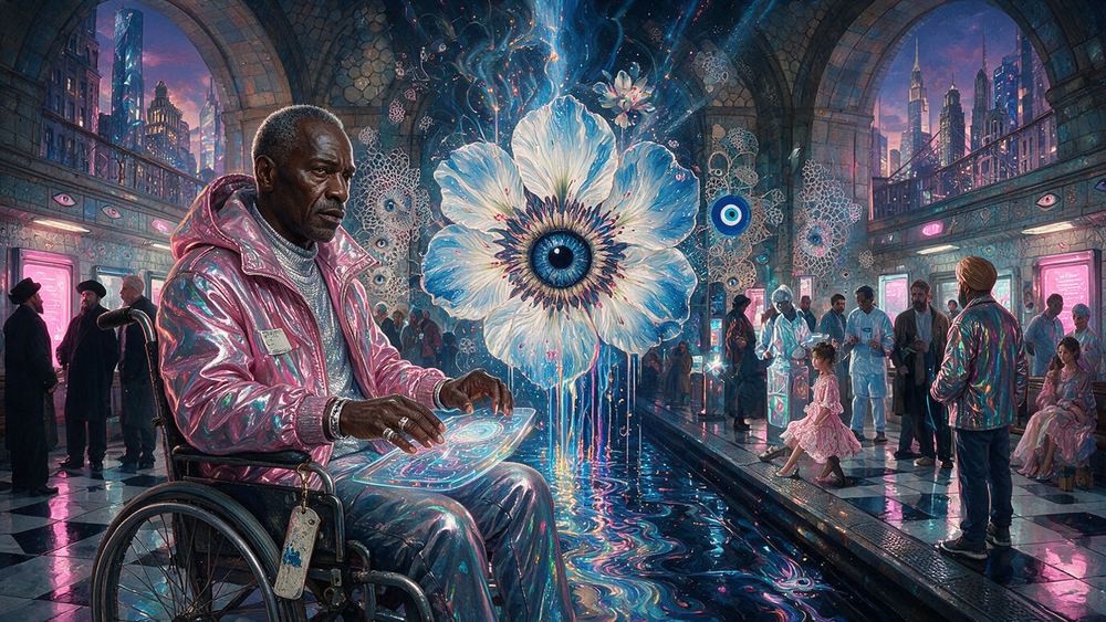 Booker Rucker, a man in a wheelchair navigating a station with no elevator