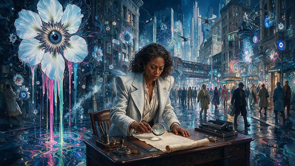 Odessa Jean-Baptiste, an art authenticator with a loupe and a reputation