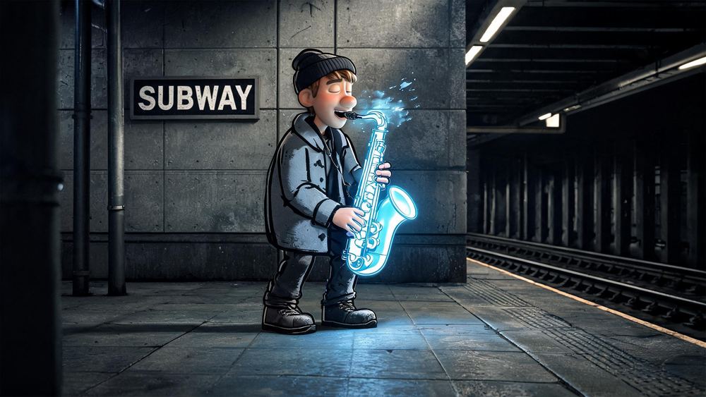 The Subway Busker
