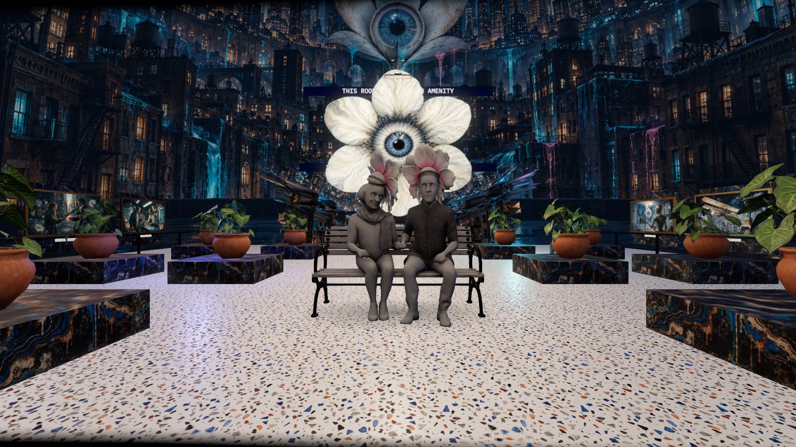 The Rooftop That Refused to Be Luxury: the flower watches the city, UNLICENSED NEW YORK by MLow